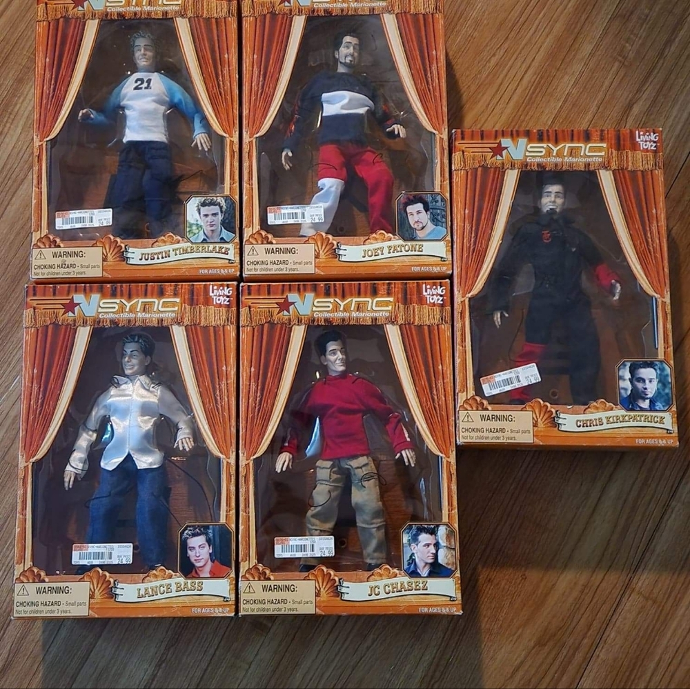 NSYNC collectible Marionette Whole set